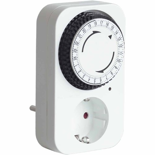 Timer meccanico spina schuko - a,