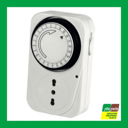Presa con timer analogico - con,