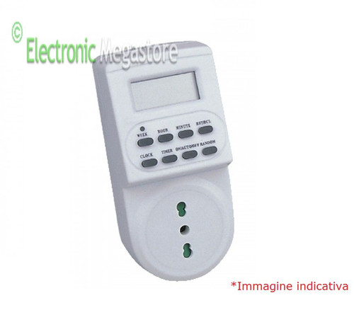 Presa elettrica con timer - presa,